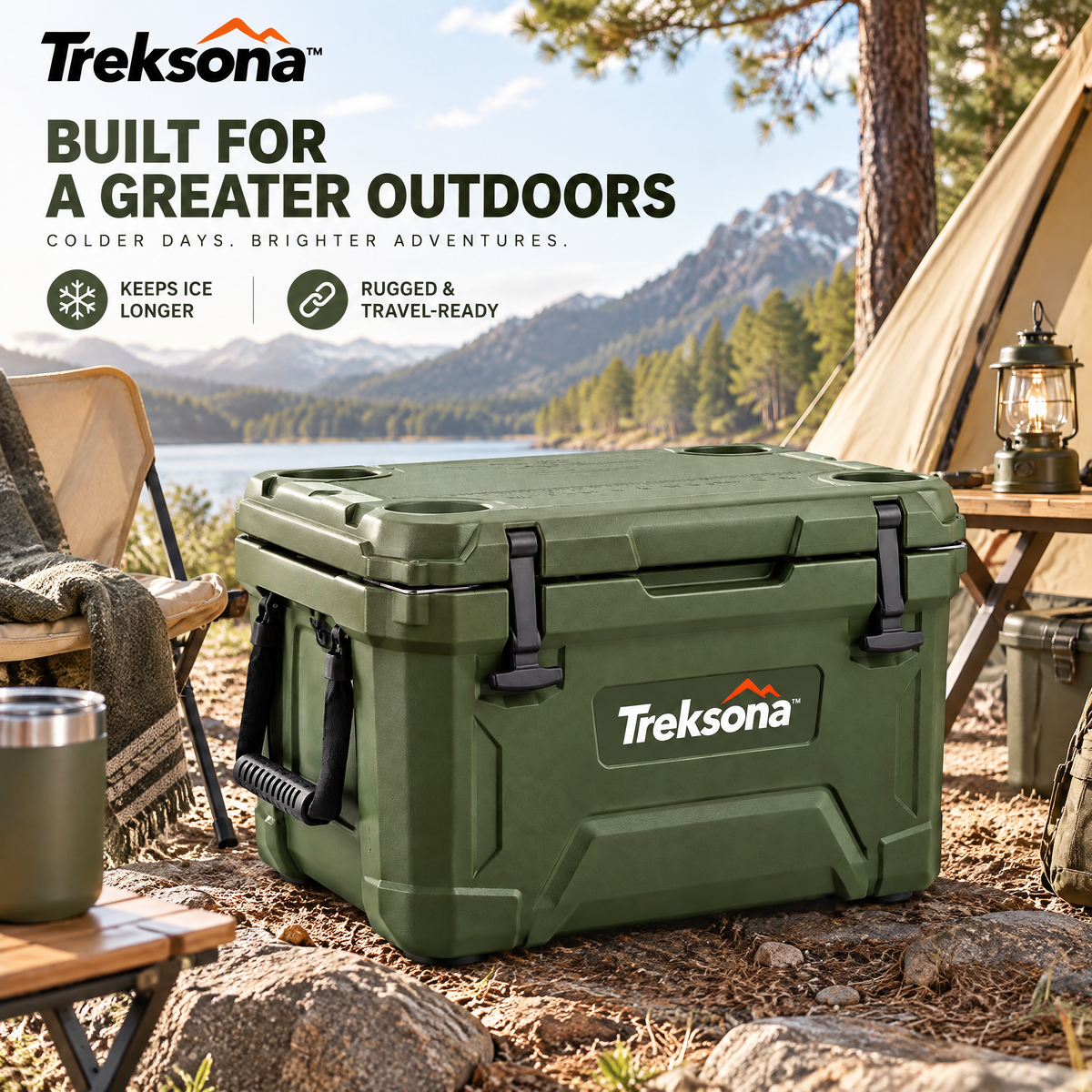 Treksona™ Portable High-Insulation Cooler