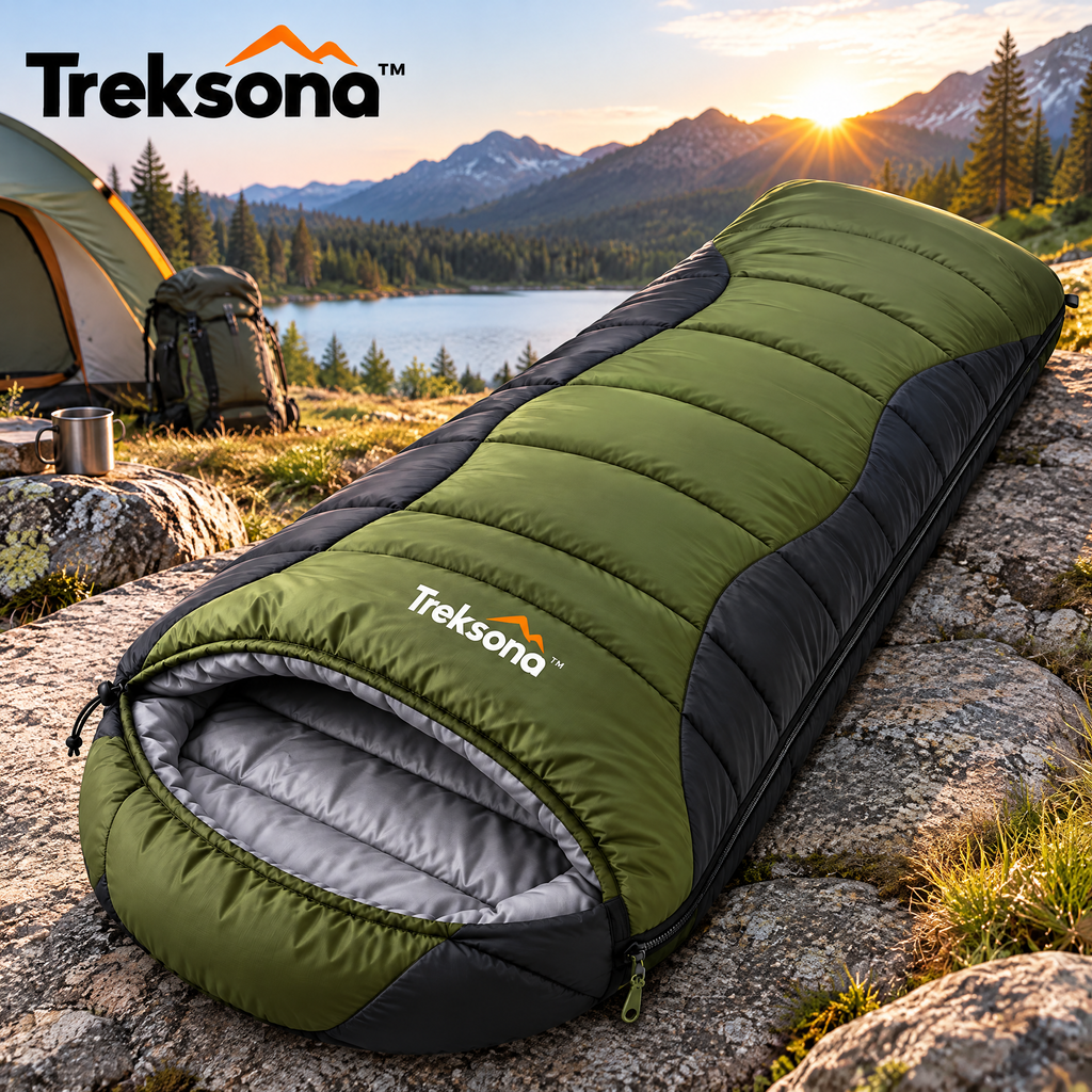 Treksona™ Three-Season Insulated Camping Sleeping Bag