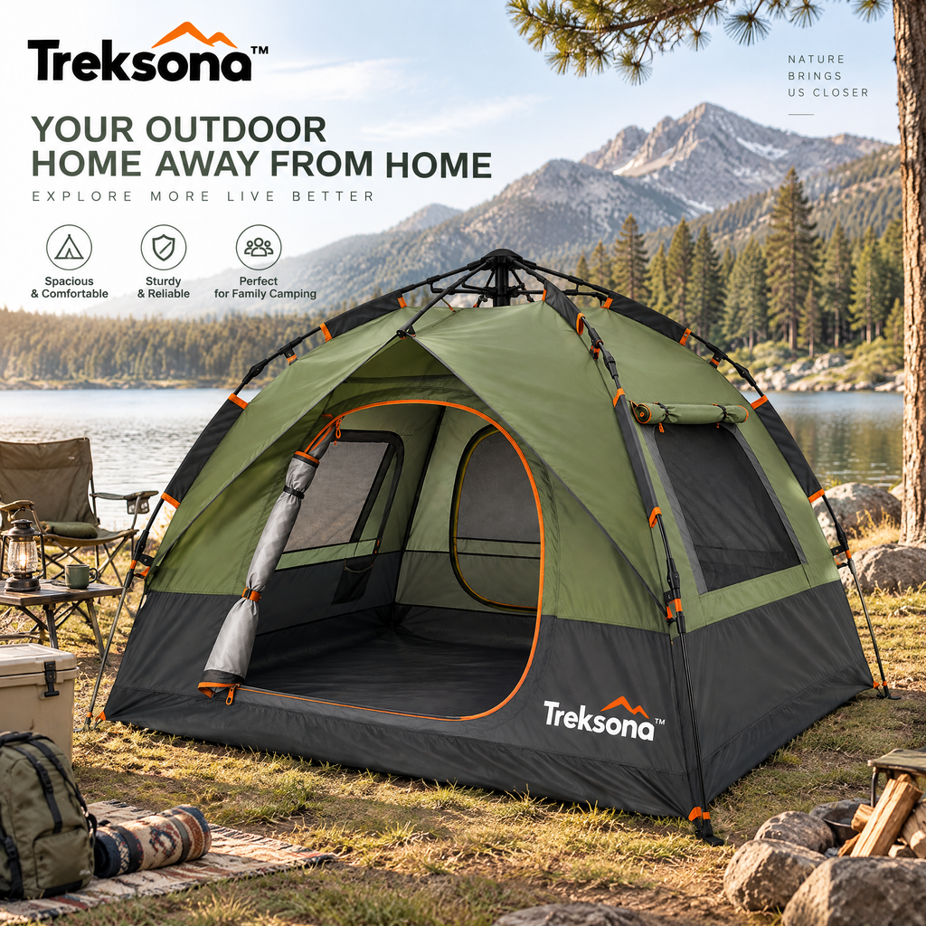 Treksona™ Quick-Setup Camping Tent