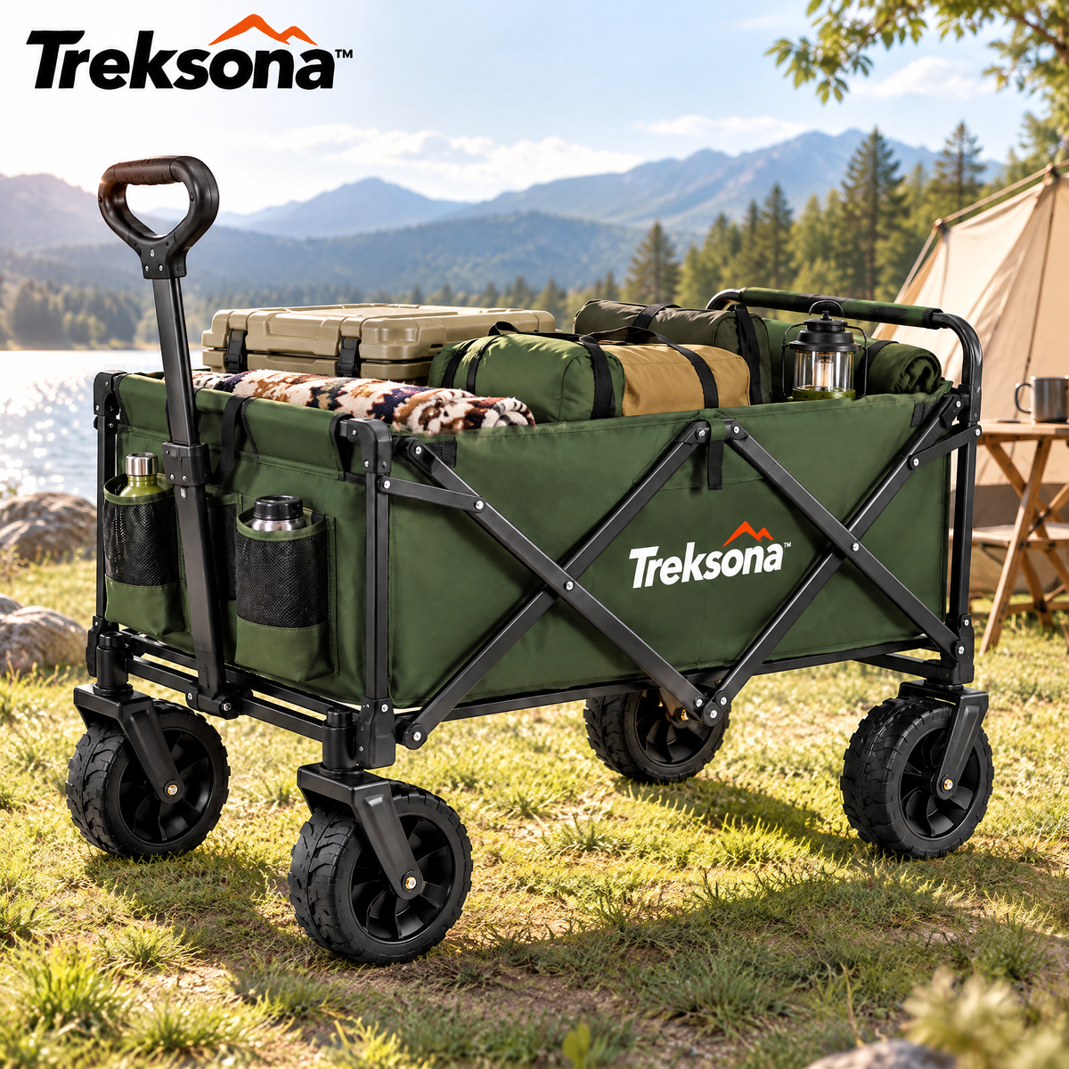 Treksona™ Folding Outdoor Camping Wagon