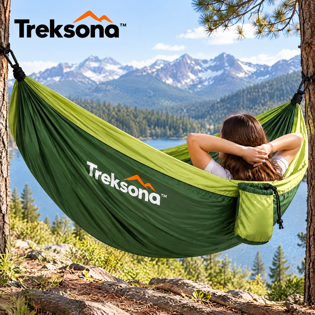 Treksona™ Portable Double Camping Hammock