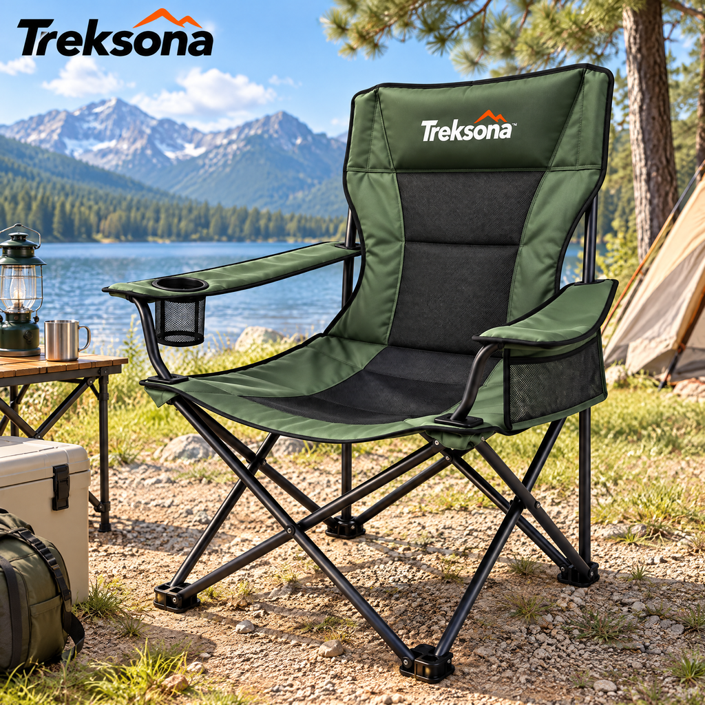 Treksona™ High-Back Folding Camping Chair