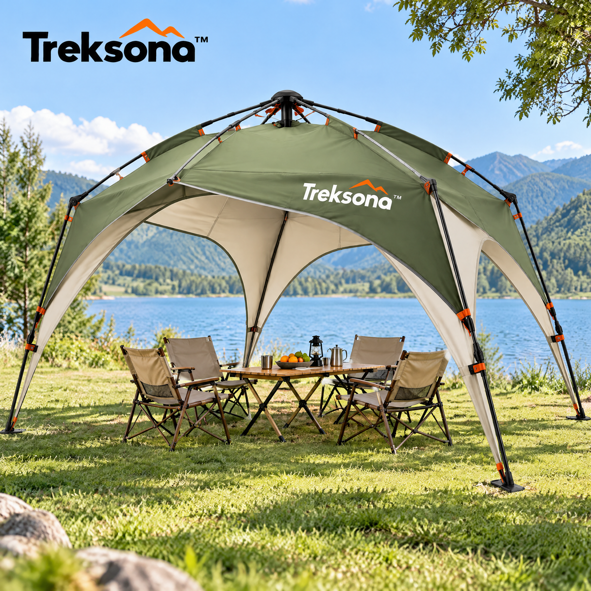 Treksona™ Quick-Deploy Camping Sun Shelter