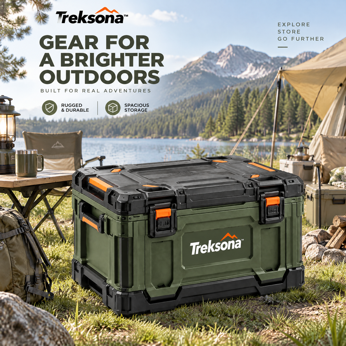 Treksona™ Modular Camping Gear Storage Box