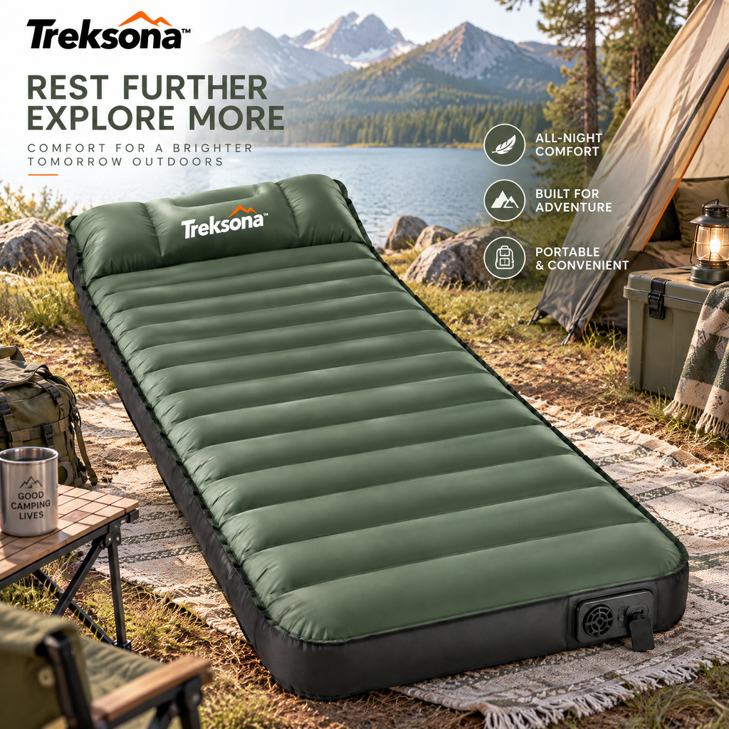 Treksona™ Electric Self-Inflating Camping Sleeping Pad