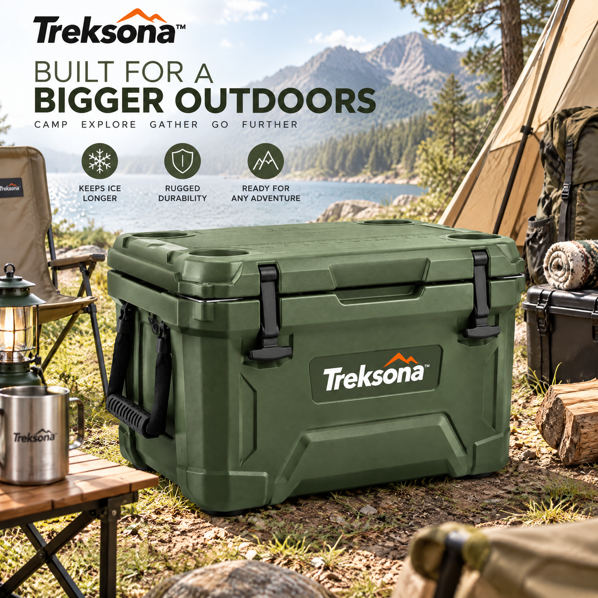 Treksona™ Portable High-Insulation Cooler