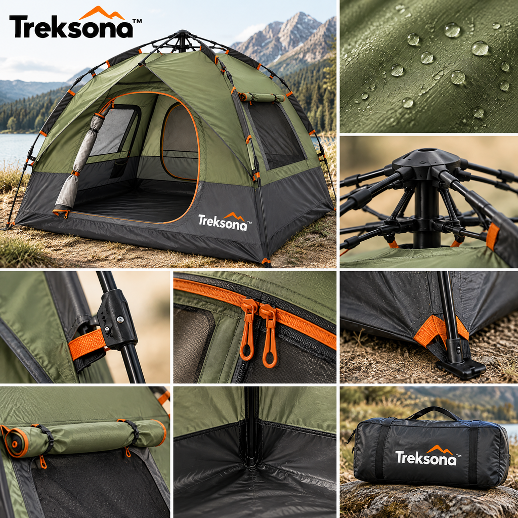 Treksona™ Quick-Setup Camping Tent